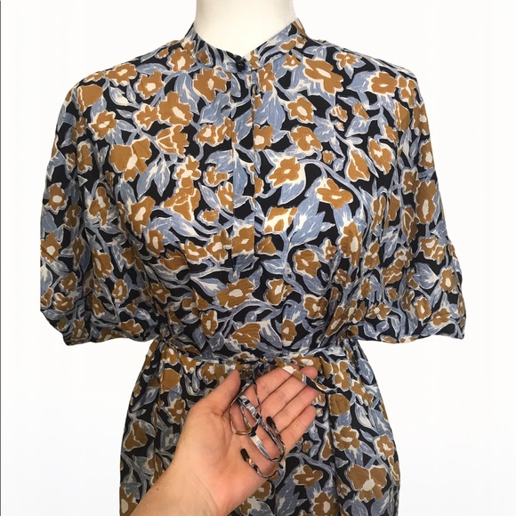 Christian Wijnants 100% Silk Dipha Foliage Dress 6 - Picture 10 of 17